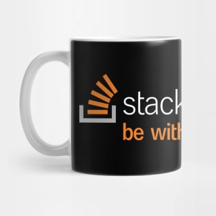 Stack Overflow be With You in Black Mug